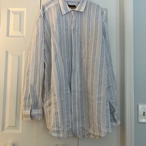 Synergy button down shirt 3XLT